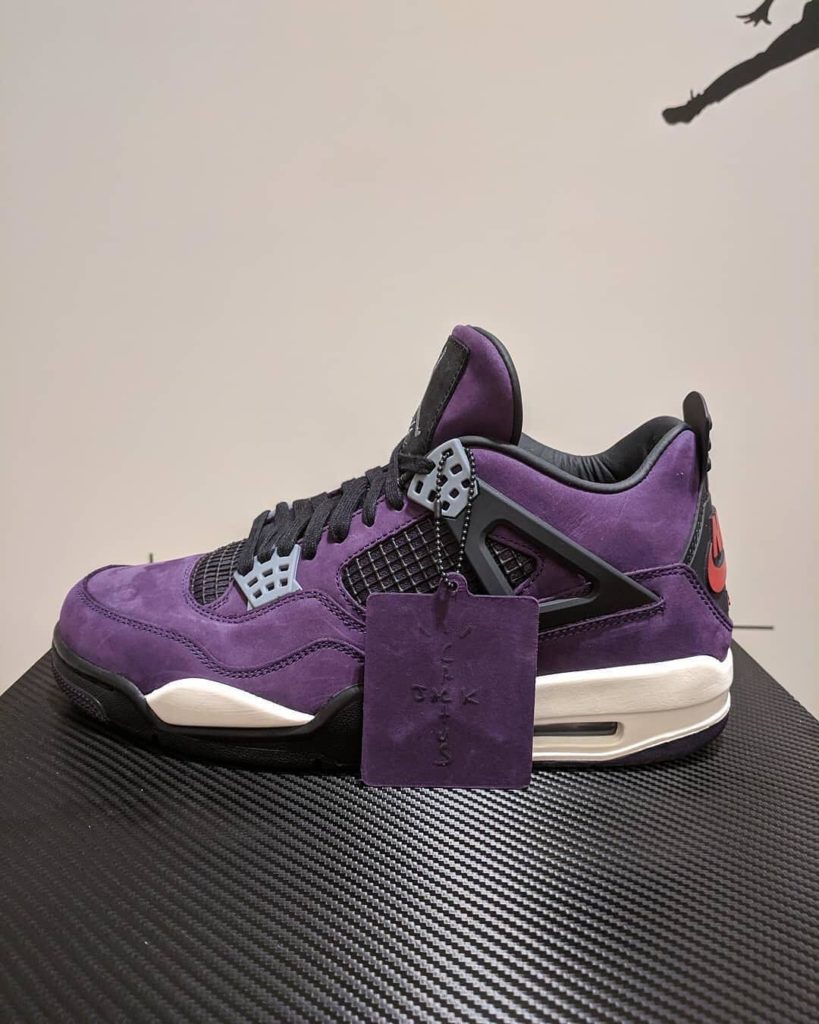 近日発売予定 Travis Scott x Nike Air Jordan 4 “Purple”（トラビス ...