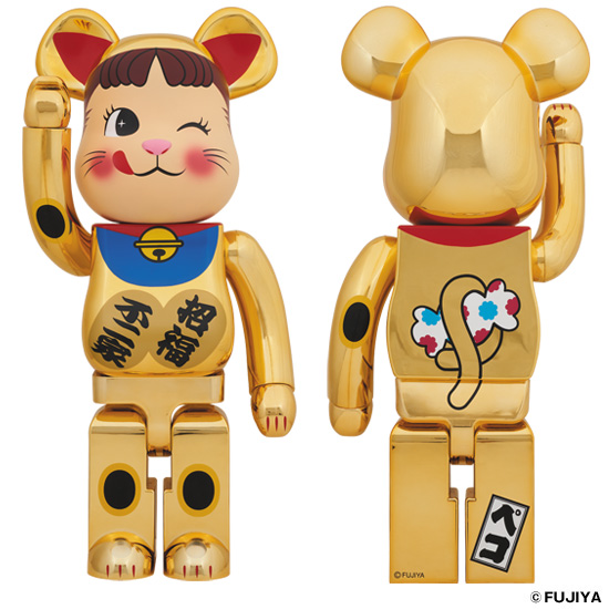 12月1日発売予定 BE@RBRICK（ベアブリック） 招き猫 ペコちゃん 金メッキ 弐 1000％ | 黒崎誠の資金ゼロから始める転売スクール