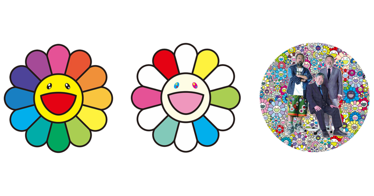 3月31日発売開始】村上隆新作版画 “レインボーお花にっこりね 
