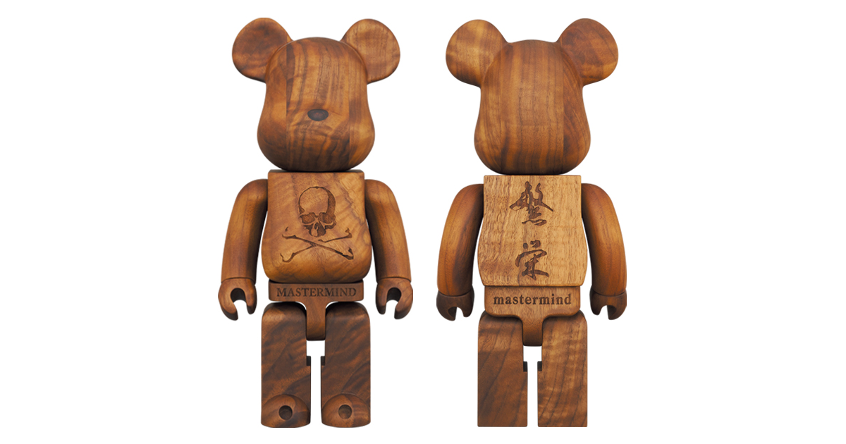 8月1日発売開始】BE@RBRICK 400% カリモク mastermind JAPAN