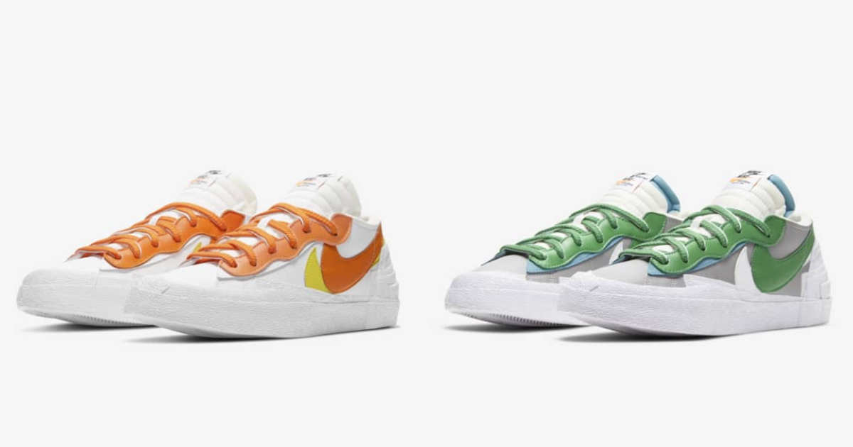 【6月10日発売開始】SACAI X NIKE BLAZER LOW “MAGMA