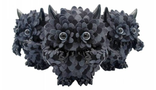 【12月5日抽選締切】INSTINCTOY Artist Edition Monster Fluffy by Horrible Adorables “Black & Black Clear”