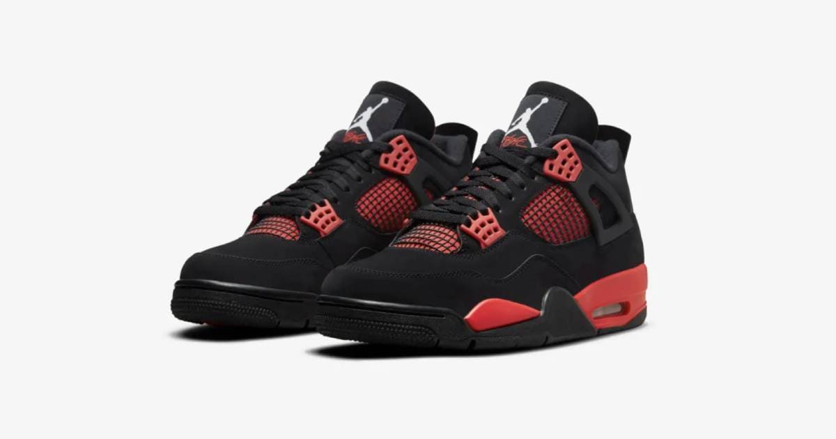 【1月29日発売開始】NIKE AIR JORDAN 4 CRIMSON ナイキ エア