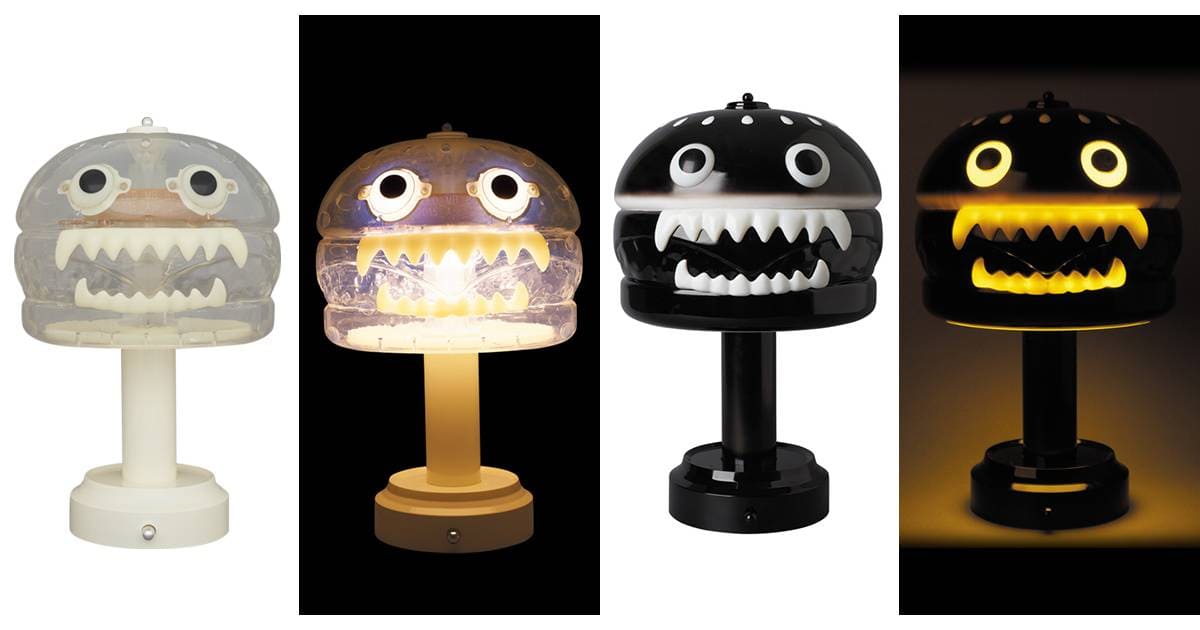 8月6日発売開始】UNDERCOVER HAMBURGER LAMP CLEAR & BLACK アンダー