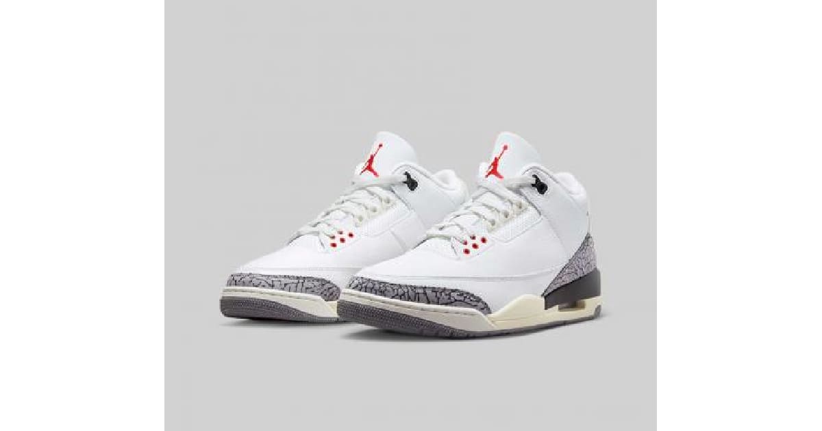 5月9日発売開始】NIKE AIR JORDAN 3 RETRO “WHITE CEMENT REIMAGINED