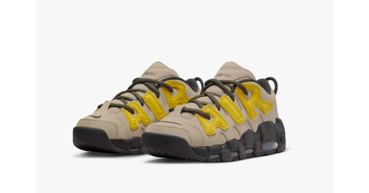 8月4日発売開始】AMBUSH x NIKE AIR MORE UPTEMPO LOW “VIVID SULFUR ...