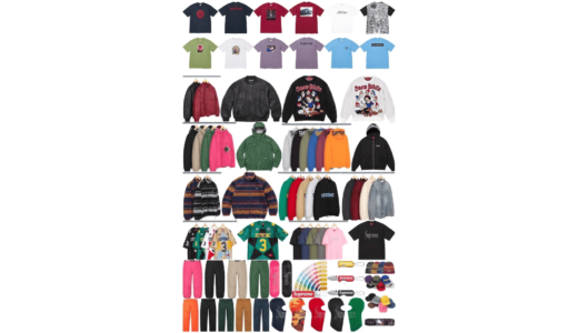 【10月12日(土)発売開始】SUPREME 2024FW WEEK8 “SUPREME FALL TEES”シュプリーム 2024FW ウィーク8 “シュプリーム フォール ティー”